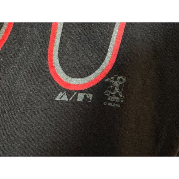 Philadelphia Phillies Carlos Ruiz 51 100% Cotton Majestic T-Shirt, Black, Small - Picture 8 of 11